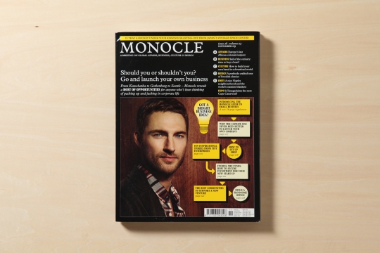 Photo: Monocle (UK), November 2009